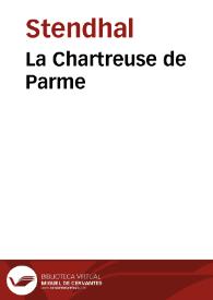 Portada:La Chartreuse de Parme / Stendhal