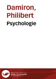 Portada:Psychologie / César Daly