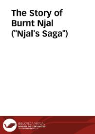 Portada:The Story of Burnt Njal (\"Njal's Saga\") / Anónimo