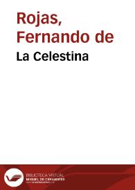 Portada:La Celestina / Fernando de Rojas; a cura di Patrizia Botta