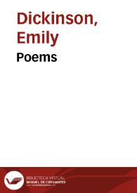 Portada:Poems / Emily Dickinson