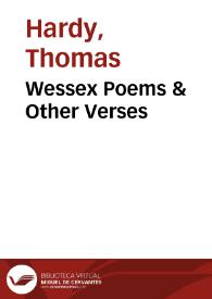 Portada:Wessex Poems &amp; Other Verses / Thomas Hardy