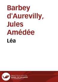 Portada:Léa / Jules Barbey d'Aurevilly