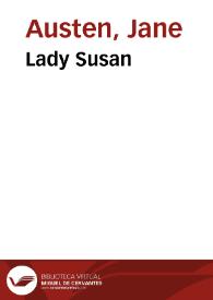 Portada:Lady Susan / Jane Austen
