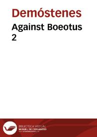 Portada:Against Boeotus 2 / Demosthenes