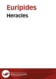Portada:Heracles / Euripides