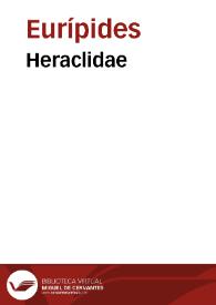 Portada:Heraclidae / Euripides
