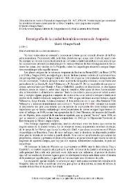 Portada:Estratigrafía de la ciudad helenístico-romana de Ampurias / Martín Almagro Basch