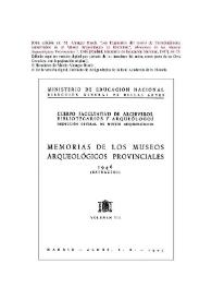 Portada:Los fragmentos del tesoro de Torredonjimeno, conservados en el Museo Arqueológico de Barcelona / Martín Almagro Basch