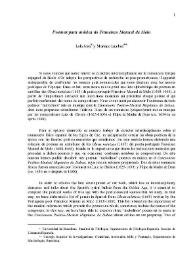 Portada:Poemas para música de Francisco Manuel de Melo / Lola Josa, Mariano Lambea
