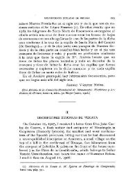 Portada:Inscripciones éuscaras de Vizcaya / Edward S. Dodgson