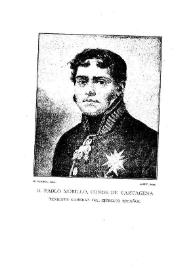 Portada:El teniente general D. Pablo Morillo, primer Conde de Cartagena y Marqués de la Puerta / A. Rodríguez Villa