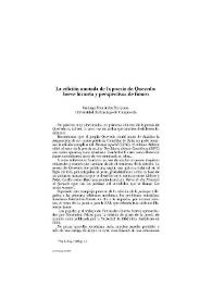 Portada:La edición anotada de la poesía de Quevedo: breve historia y perspectivas de futuro / Santiago Fernández Mosquera