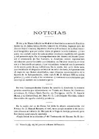 Portada:Noticias. Boletín de la Real Academia de la Historia, tomo 54 (abril 1909). Cuaderno IV / [Fidel Fita]