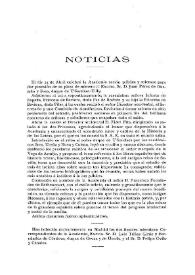 Portada:Noticias. Boletín de la Real Academia de la Historia, tomo 54 (mayo 1909). Cuaderno V / [Fidel Fita y Antonio Rodríguez Villa]