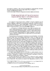 Portada:El mito griego de Leda y el Cisne en los mosaicos hispanos del Bajo Imperio y en la pintura europea / José María Blázquez Martínez