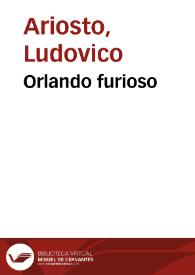 Portada:Orlando furioso / di M. Ludovico Ariosto ... E recato ad uso Gioacchino Avesani