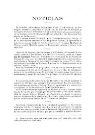 Portada:Boletín de la Real Academia de la Historia, tomo 59 (diciembre). Cuaderno V. Noticias