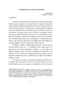 Portada:Verdad y prueba en el proceso acusatorio / Andrés Bouzat, Alejandro S. Cantaro