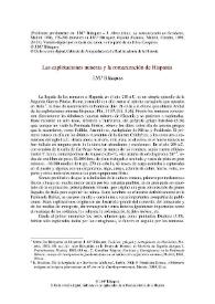 Portada:Las explotaciones mineras y la romanización de Hispania / José María Blázquez Martínez