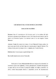 Portada:Los orígenes del poema en prosa en España / Marta Agudo Ramírez
