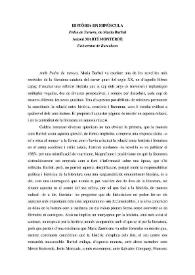 Portada:Història en minúscula. Pedra de tartera, de Maria Barbal / Antoni Martí Monterde