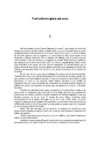 Portada:Variaciones para un saxo [Fragmento] / Antonio Rodríguez Almodóvar
