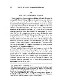 Portada:Una carta hebrea de Solsona / Fidel Fita