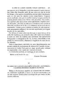 Portada:El libro de D. Adolfo Aragonés, titulado \"Alhucemas\", y algunas noticias del Reino de Necor / Antonio Blázquez