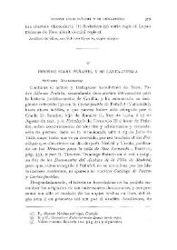 Portada:Informe sobre Peñafiel y su Carta-puebla / Rafael de Ureña