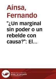 Portada:\"¿Un marginal sin poder o un rebelde con causa?\": El novelista latinoamericano según Manuel Scorza (Perú) / Fernando Aínsa