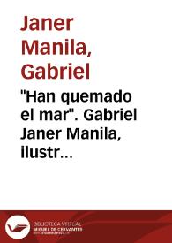 Portada:\"Han quemado el mar\". Gabriel Janer Manila, ilustradora Mabel Piérola, Edebé, Barcelona, 1993 / comentado por...Gabriel Janer Manila