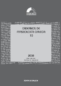 Portada:Cadernos de Fraseoloxía Galega / director Xesús Ferro Ruibal