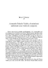 Portada:Armando Palacio Valdés, el asturiano universal: una visión de conjunto / Brian J. Dendle
