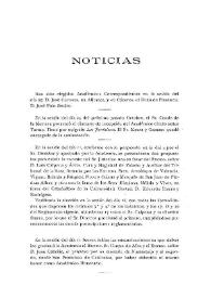 Portada:Noticias. Real Academia de la Historia, tomo 73 (noviembre 1918). Cuaderno V