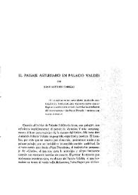 Portada:El paisaje asturiano en Palacio Valdés / por José Antonio Cabezas