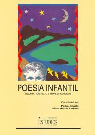 Portada:Poética y temas de la tradición oral (El Romancero infantil) / Ana Pelegrín