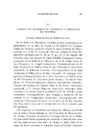 Portada:Comisión de Monumentos Históricos y Artísticos de Navarra [Acta de la sesión del día 9 de diciembre de 1918] / Santiago Vengoechea