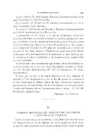 Portada:Comisión Provincial de Monumentos Históricos y Artísticos de Valencia [Sesión del 14 de enero de 1919] / Luis Tramoyeres