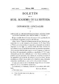 Portada:Ampliación al informe de D. Jerónimo Bécker sobre las publicaciones del señor Serra y Vilaró / Jerónimo Bécker
