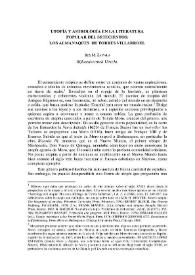 Portada:Utopía y astrología en la literatura popular del setecientos: los almanaques de Torres Villarroel / Iris M. Zavala