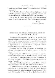 Portada:Comisión de Monumentos Históricos y Artísticos de la provincia de Vizcaya. [Sesión del 22/3/1920] / Pedro Aguado Bleye