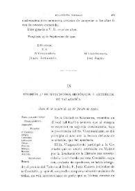 Portada:Comisión 5.ª de Monumentos Históricos y Artísticos de Salamanca. [Sesión del 22/6/1920]