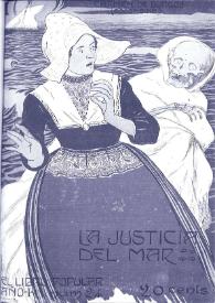 Portada:La justicia del mar / Carmen de Burgos