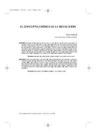 Portada:El concepto jurídico de la revolución