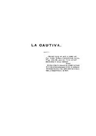 Portada:La cautiva [1870] / Esteban Echeverría