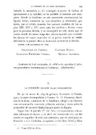 Portada:La posesión de las islas Chafarinas / Miguel Salvá; Pedro Sáinz de Baranda; Juan Pérez de Guzmán
