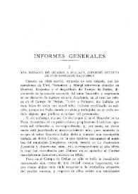 Portada:Vía romana de Guadix a Málaga. Informe inédito de don Eduardo Saavedra / A. Blázquez