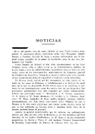 Portada:Noticias. Boletín de la Real Academia de la Historia, tomo 84 (marzo 1924). Cuaderno III