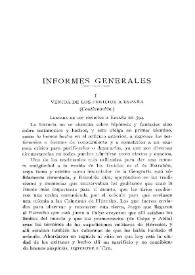 Portada:Venida de los fenicios a España. (Continuación) / Antonio Blázquez
